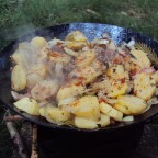 Bratkartoffeln in der Eisenpfanne (7)